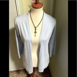 EUC Cyrus Baby Blue 3/4 sleeve Cardigan Size XS #C34